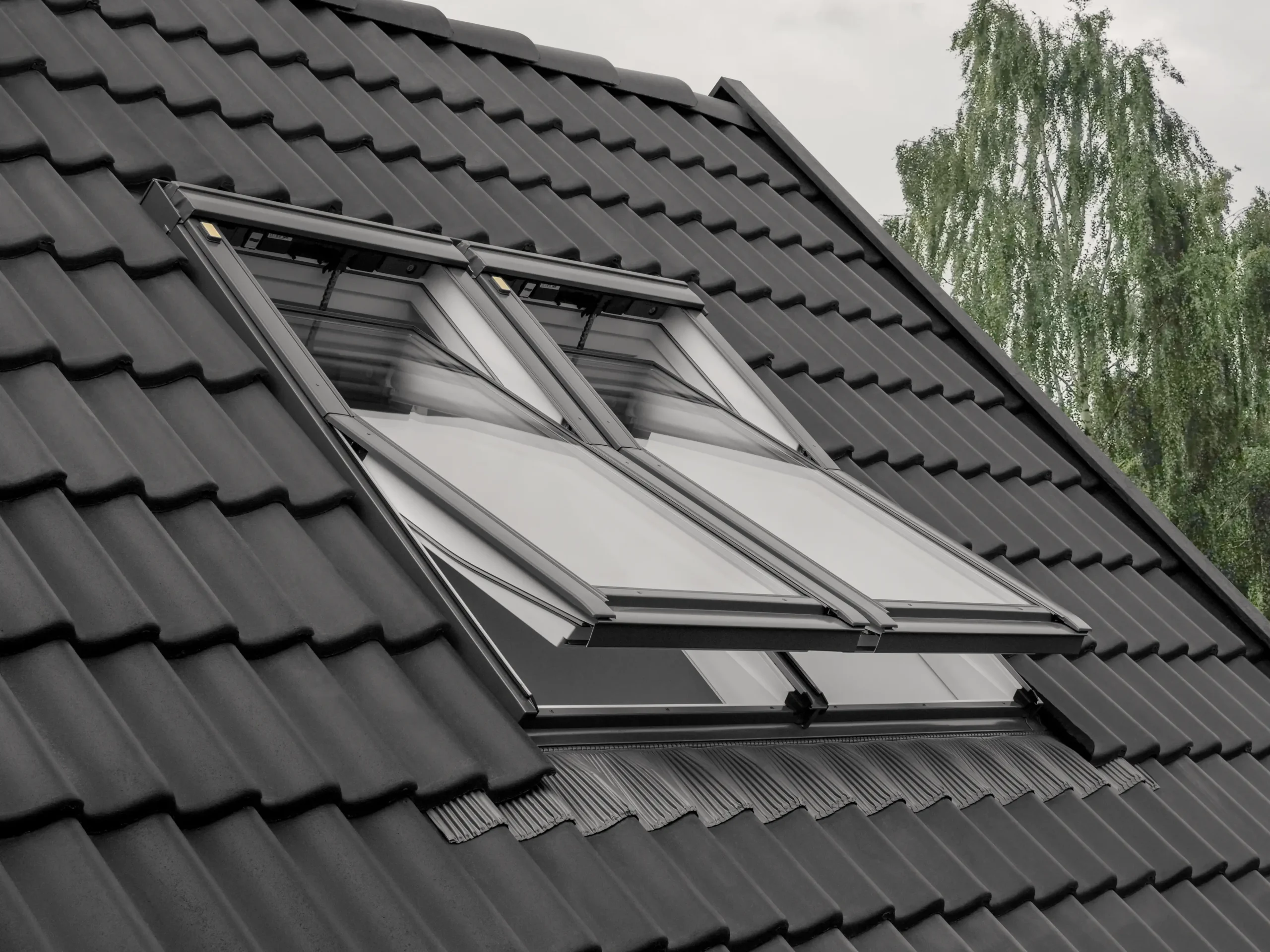 Gekoppelde dakramen voor maximale lichtinval